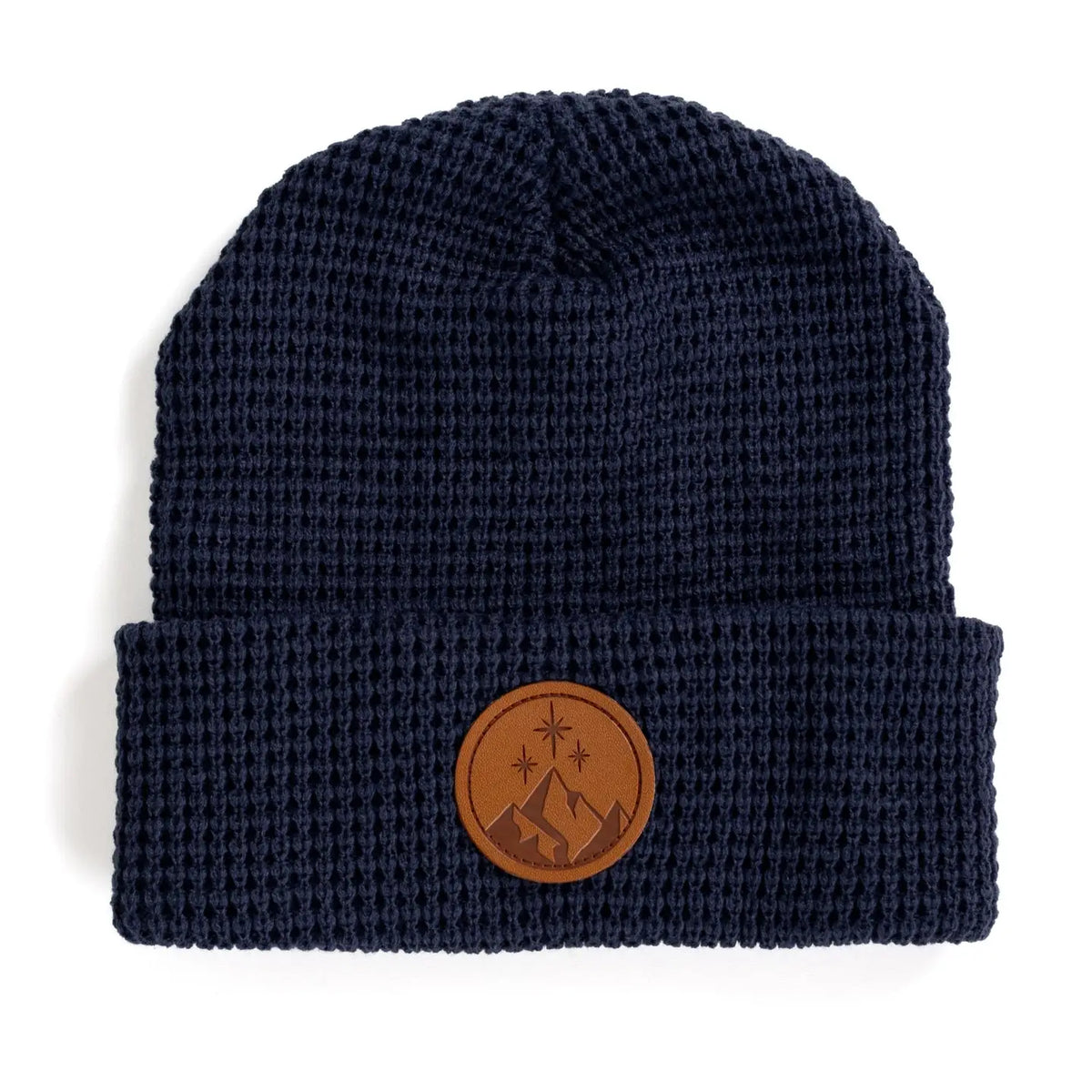 Velaris Leather Patch Beanie