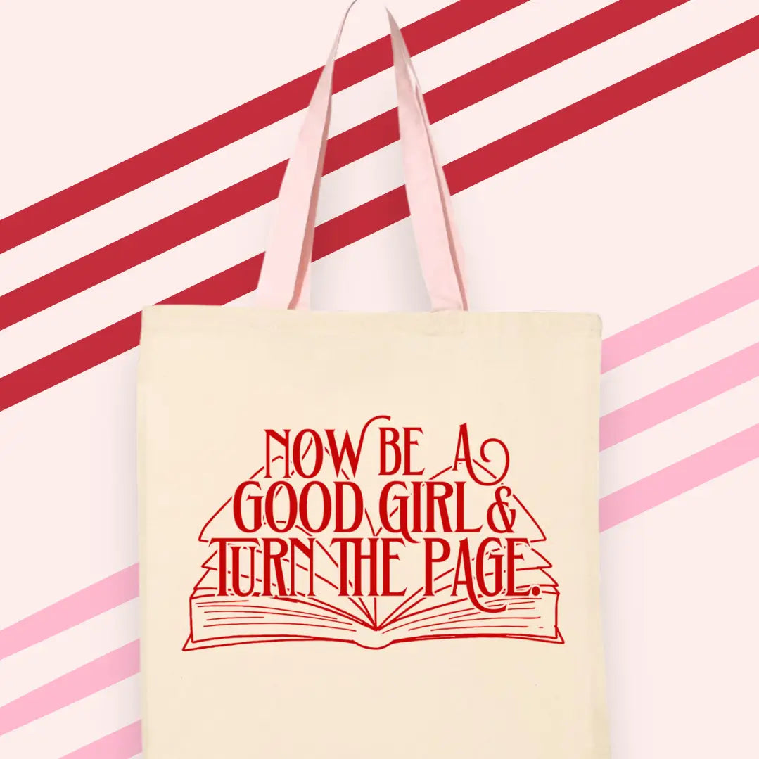 Turn the Page Book Tote