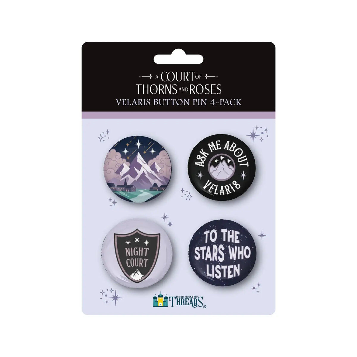 Velaris Button Pin Set