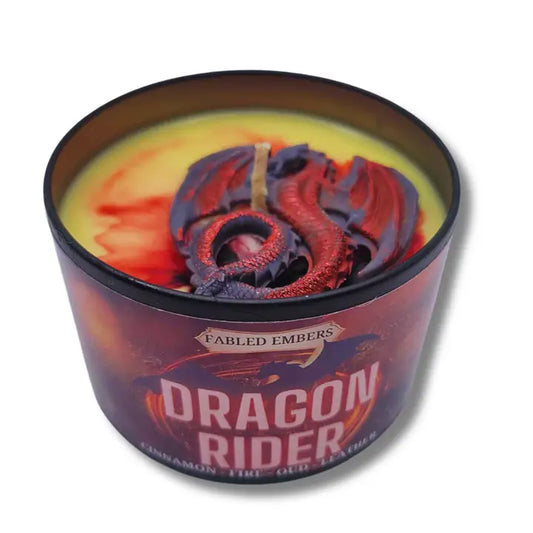 Fourth Wing Inspired Dragon Candle