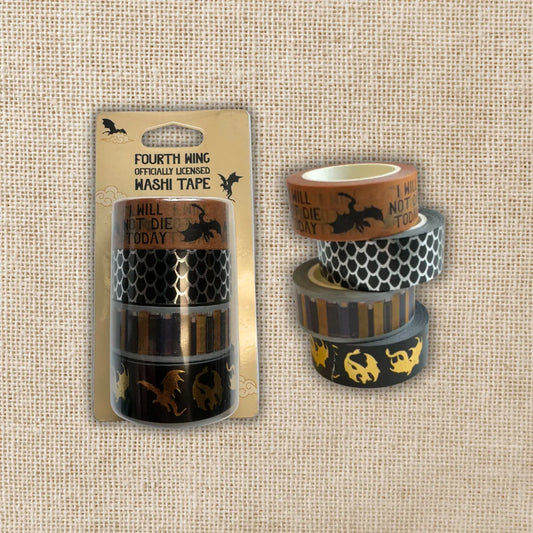 Fourth Wing Washi Tape (4-Pack)