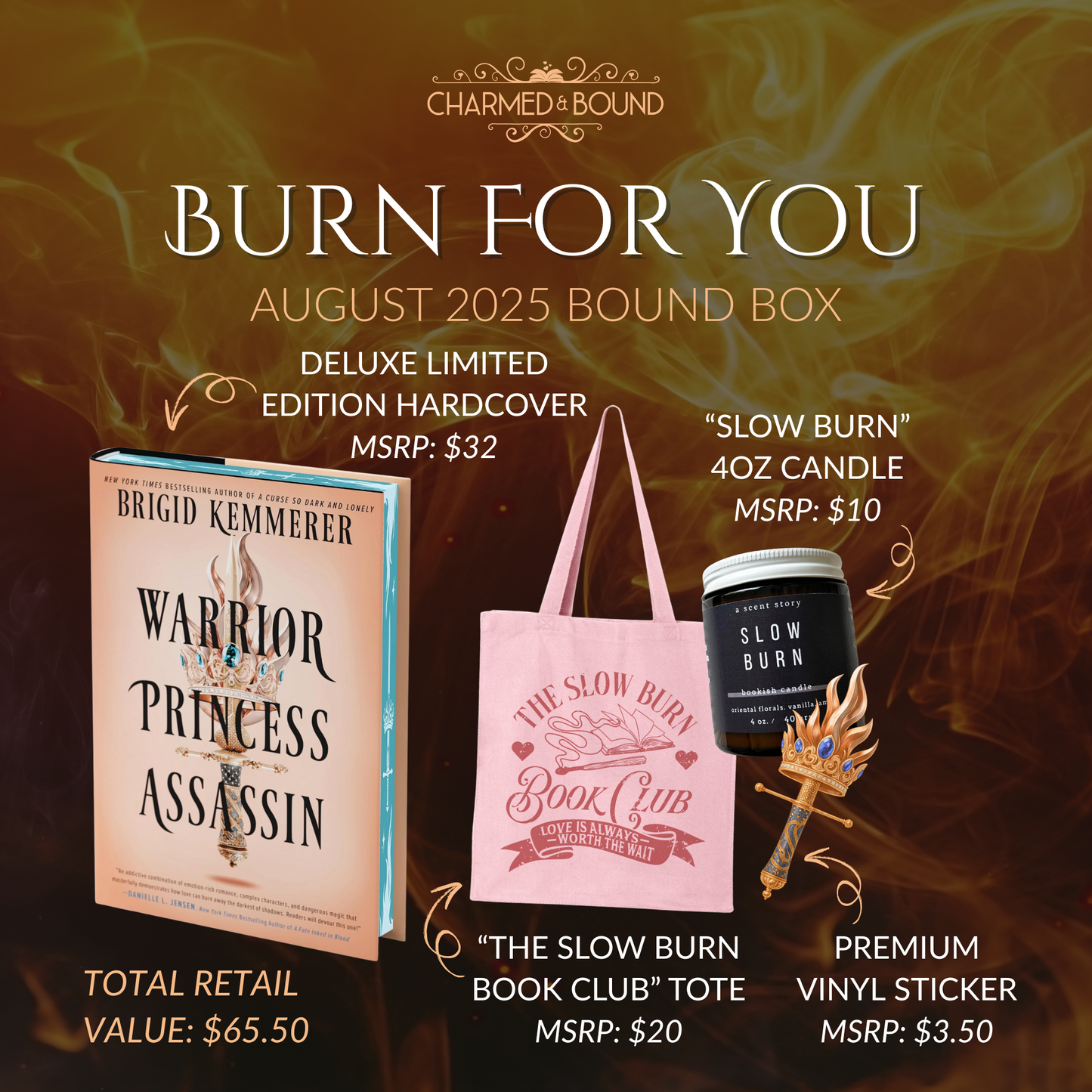 August 2025 Bound Box - Burn for You