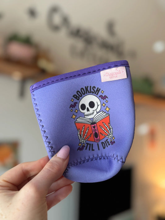 "Bookish Til I Die" Coffee Sleeve