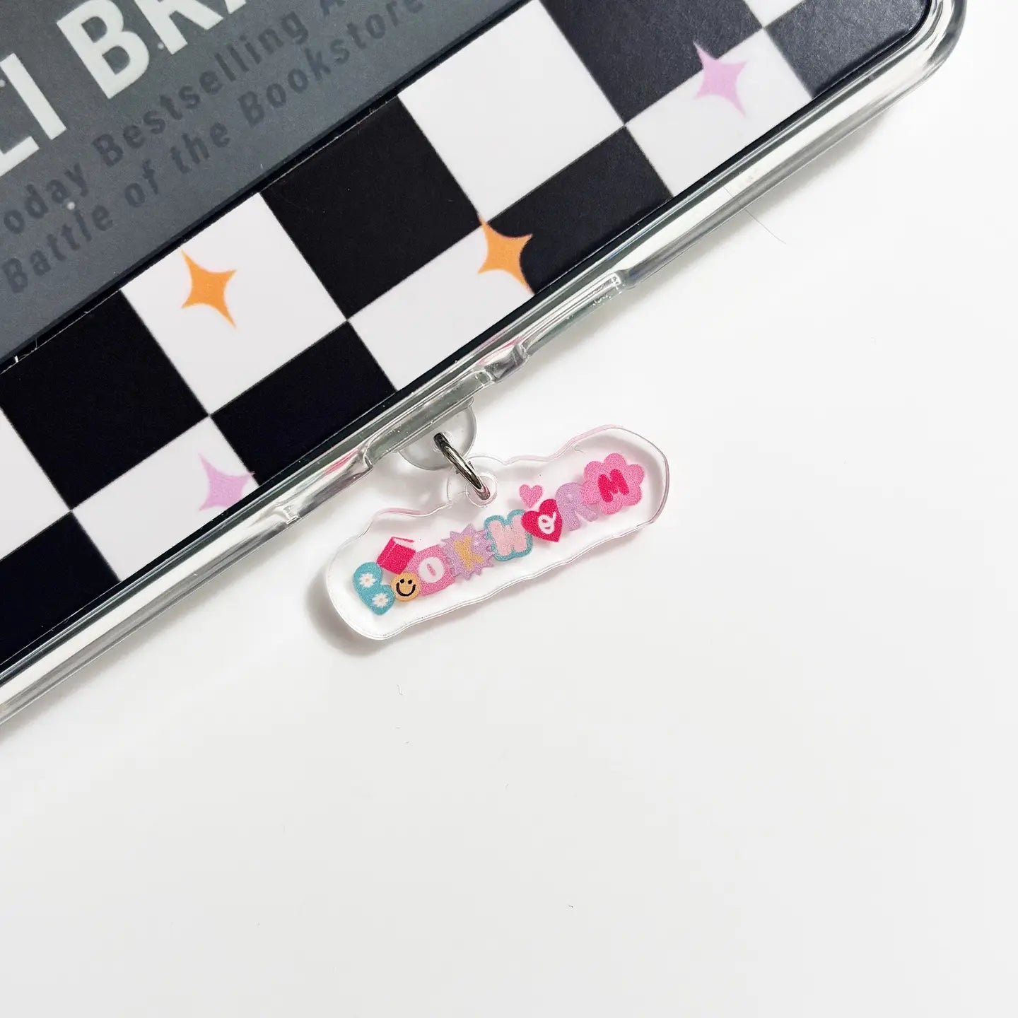 Bookworm E-Reader Charm