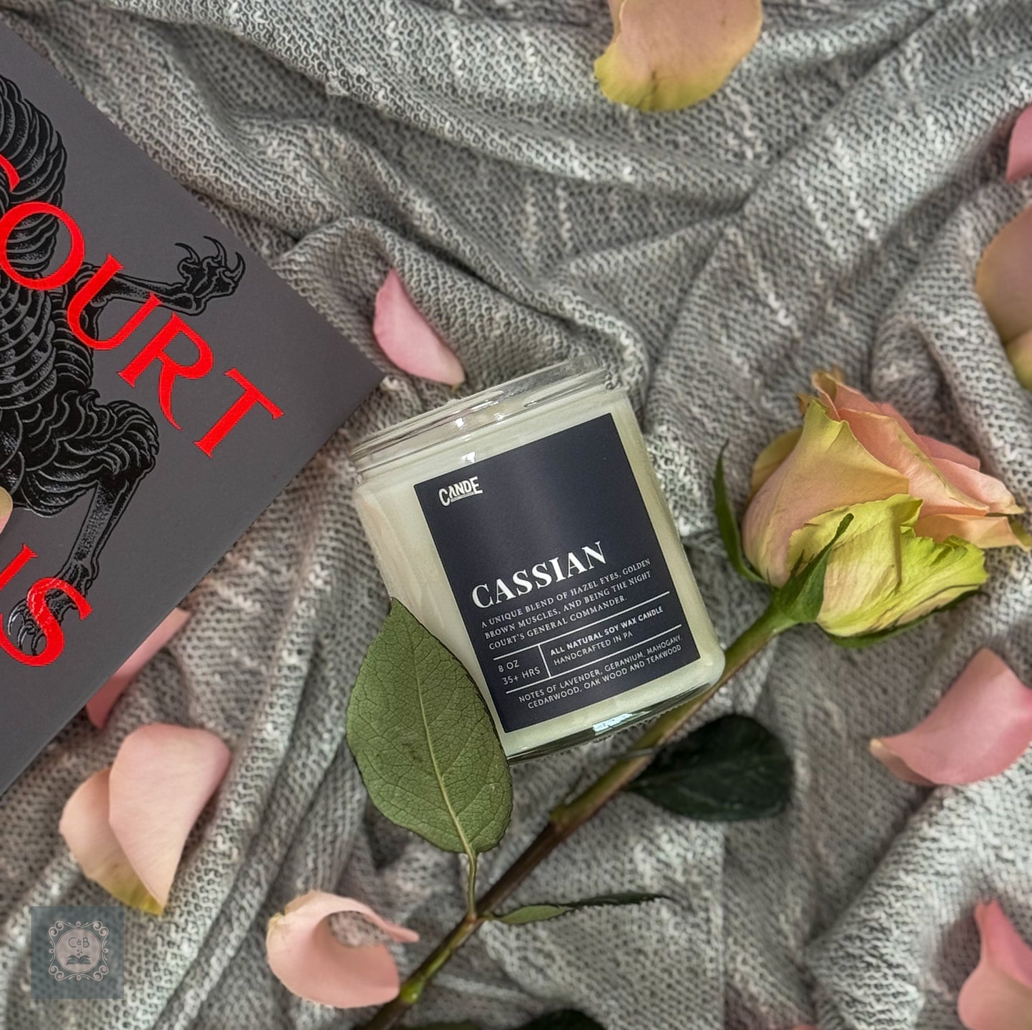 Cassian – Scented Candle Inspired by A Court of Thorns and Rose