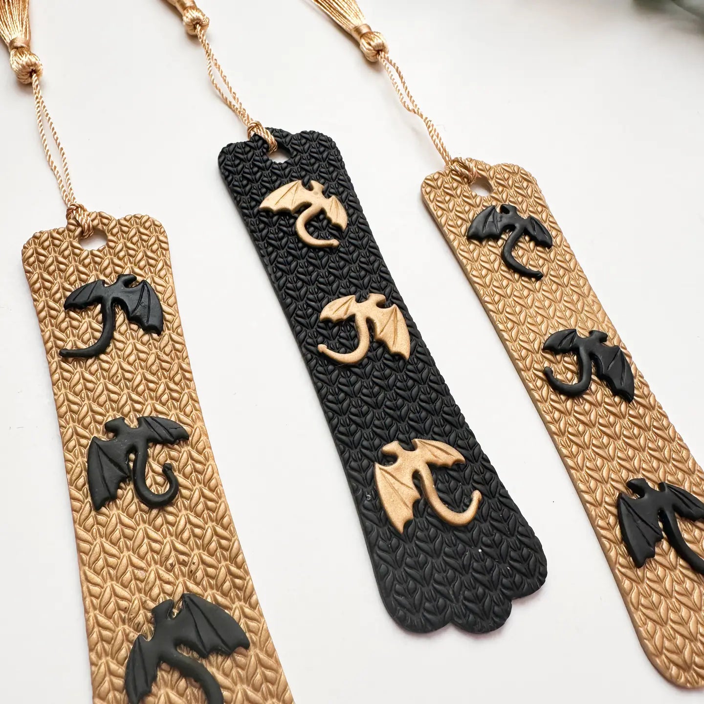 Dragon Rider Clay Bookmarks