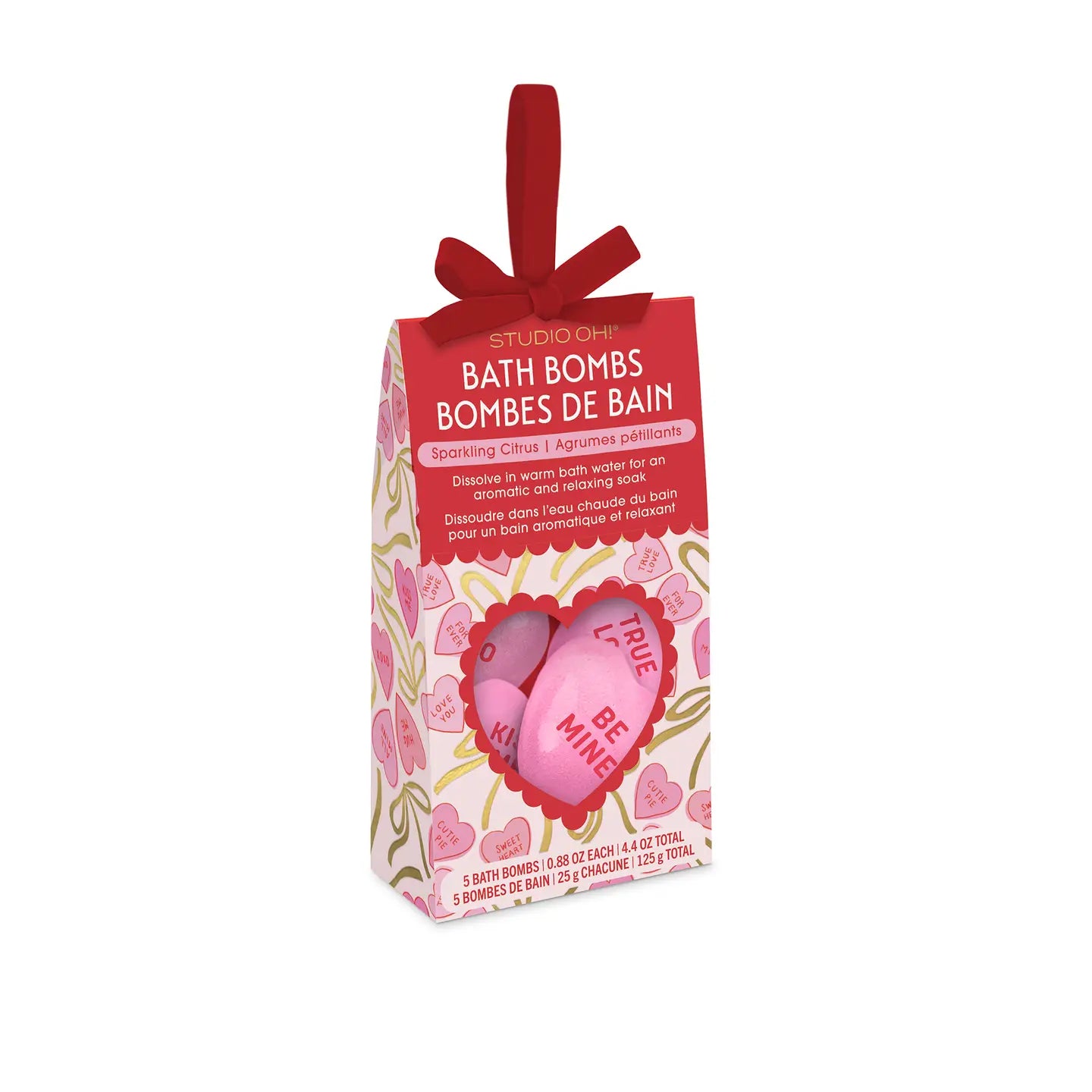 Conversation Heart Bath Bombs