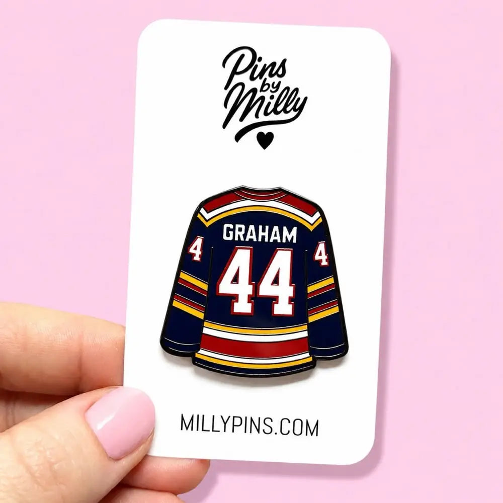 Off Campus Graham Jersey Enamel Pin