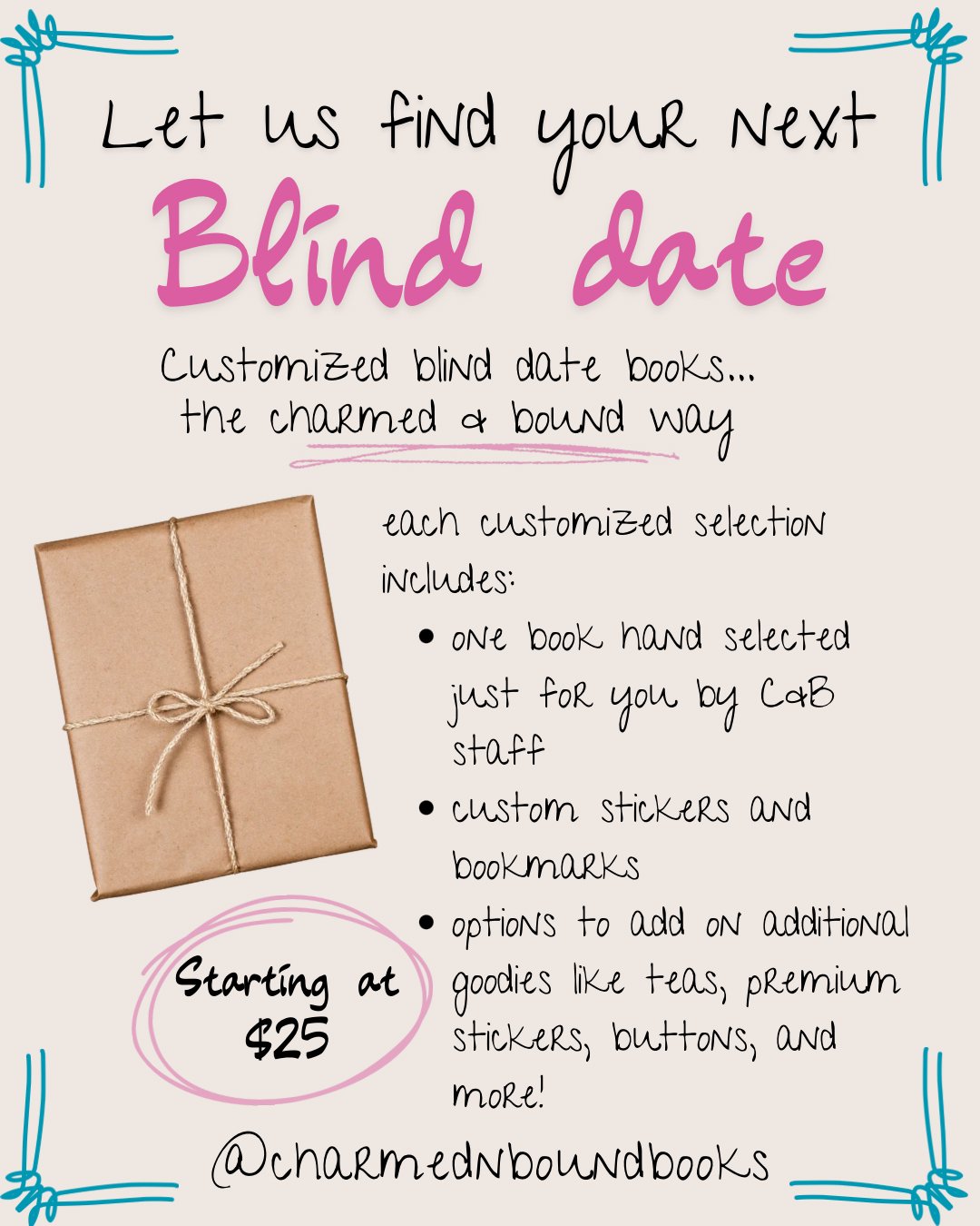 Custom Blind Date with a Book