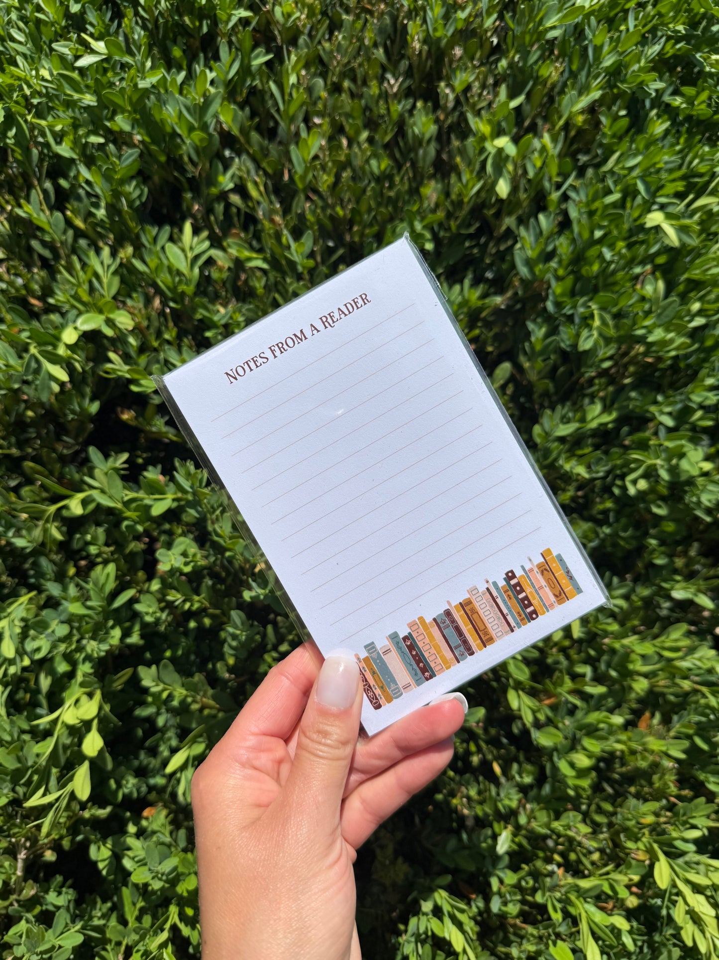 "Notes From a Reader" Notepad