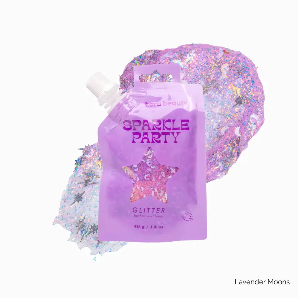 Lavender Moon & Star Party Glitter