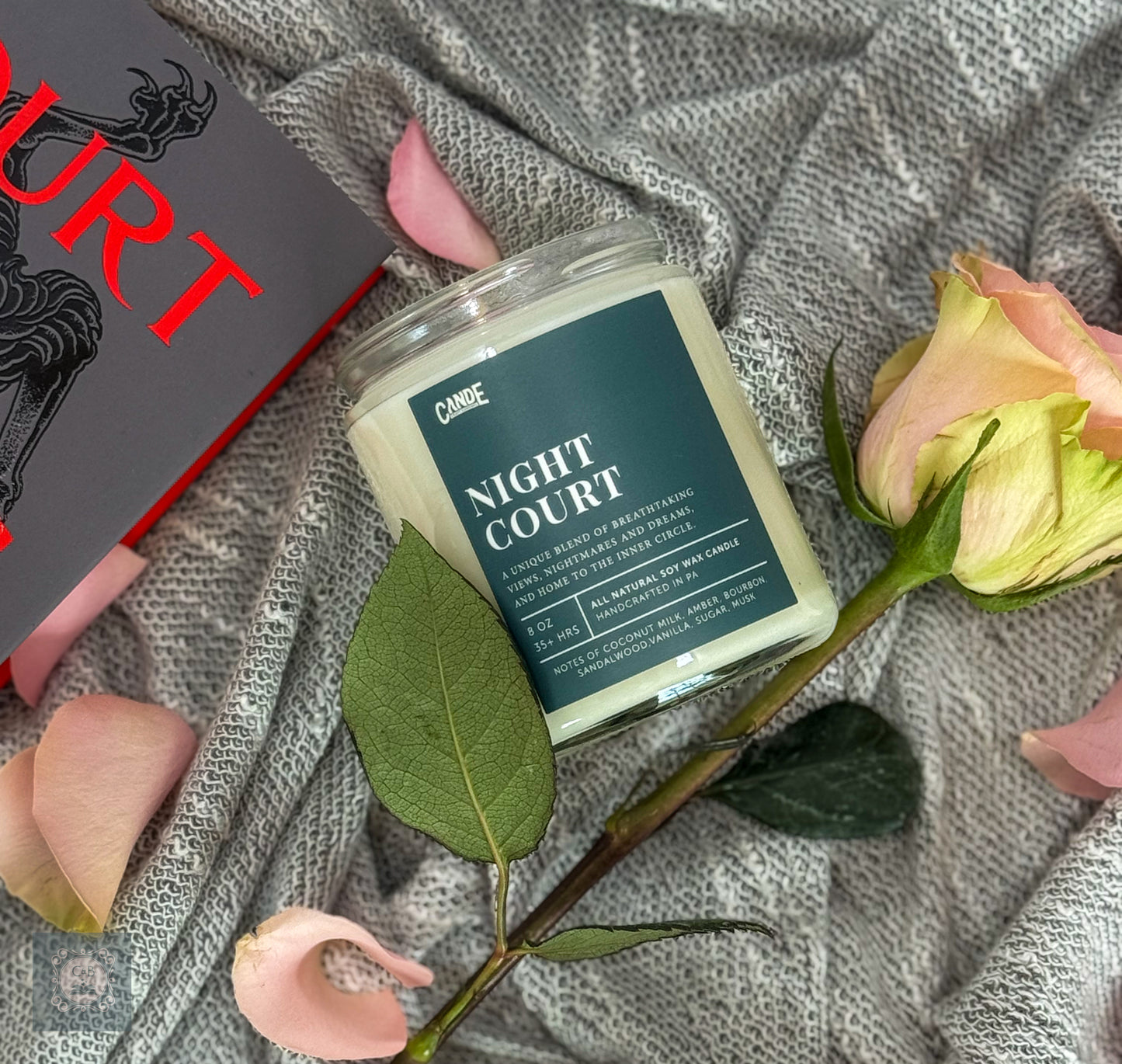 Night Court – Scented Candle Inspired by A Court of Thorns and Roses