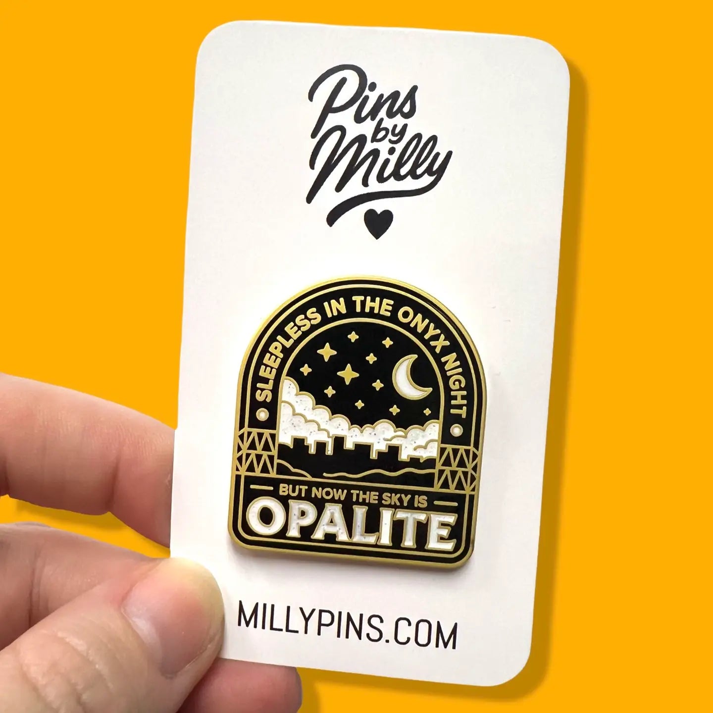 Opalite Enamel Pin