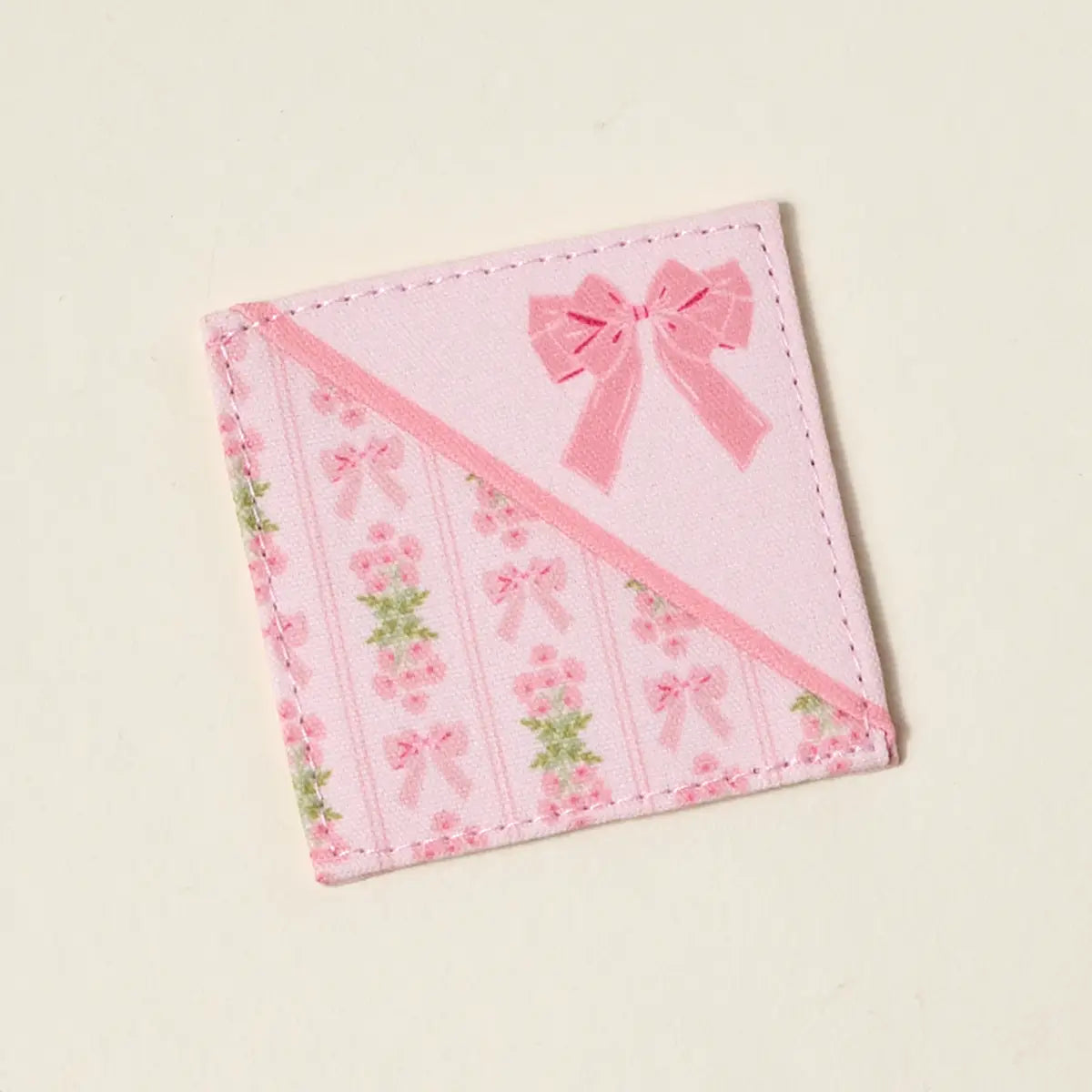 Pink Bow Corner Bookmark