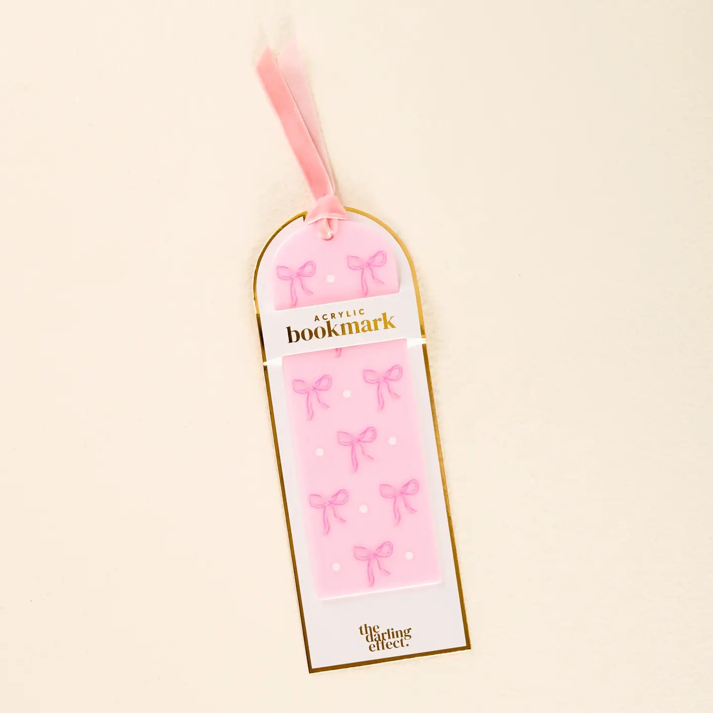 Dainty Bows Acrylic Bookmark