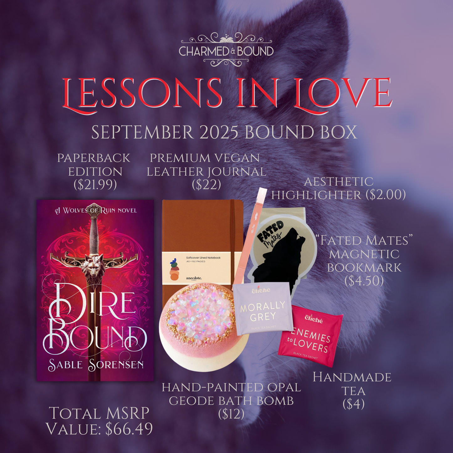 September 2025 Bound Box - Lessons in Love