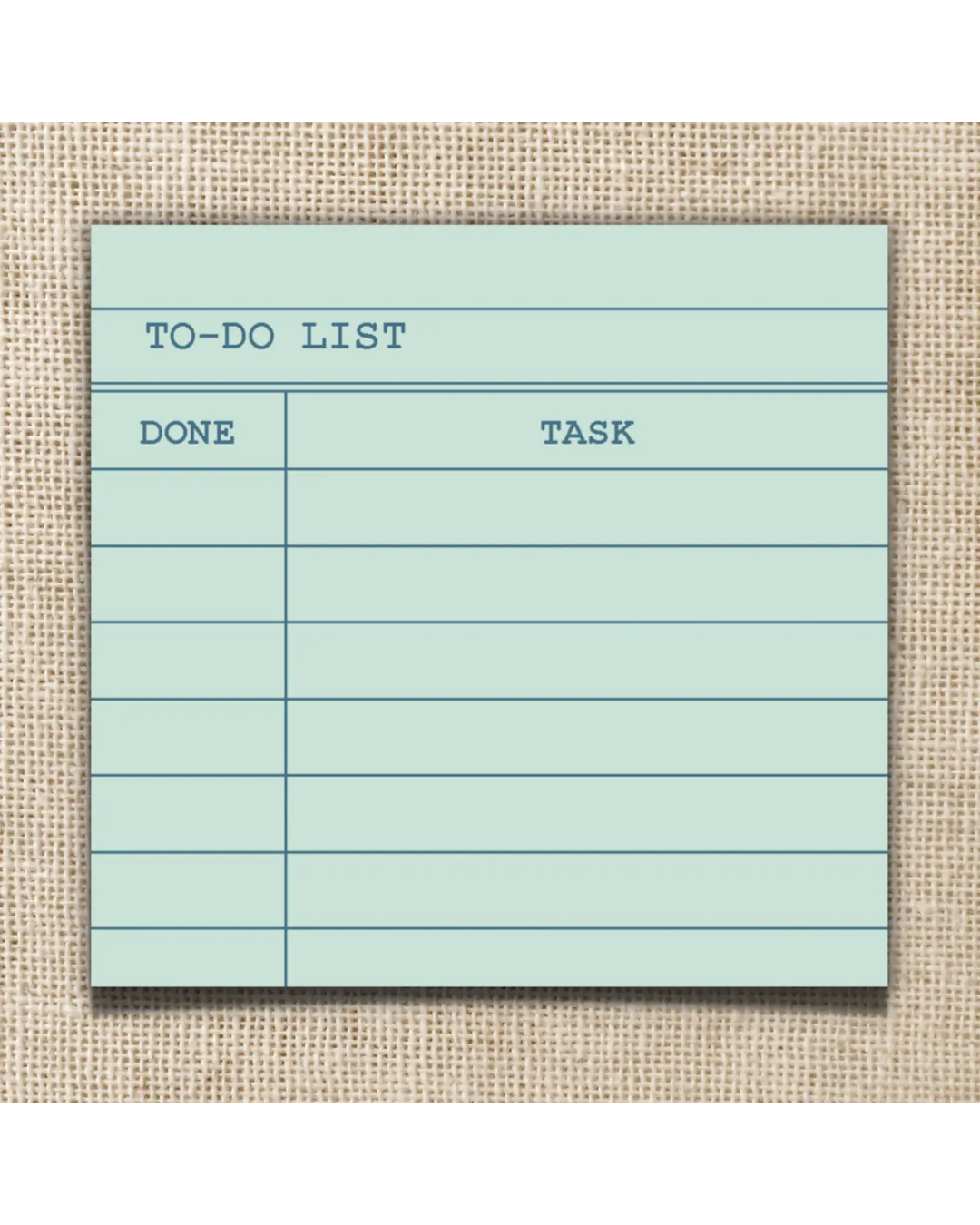 Library Card Stick Note Pad