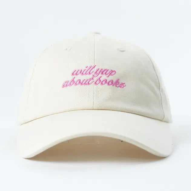 "Will Yap About Books" Dad Hat
