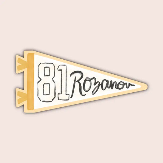 Heated Rivalry Pennant Sticker