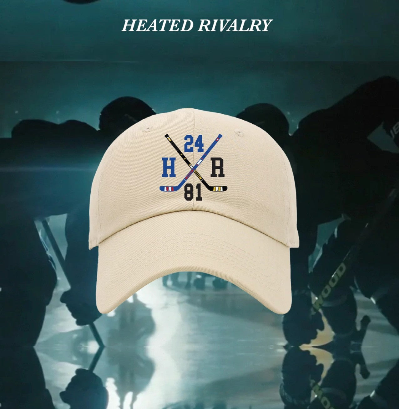 24 X 81 Hockey Sticks Embroidered Hat