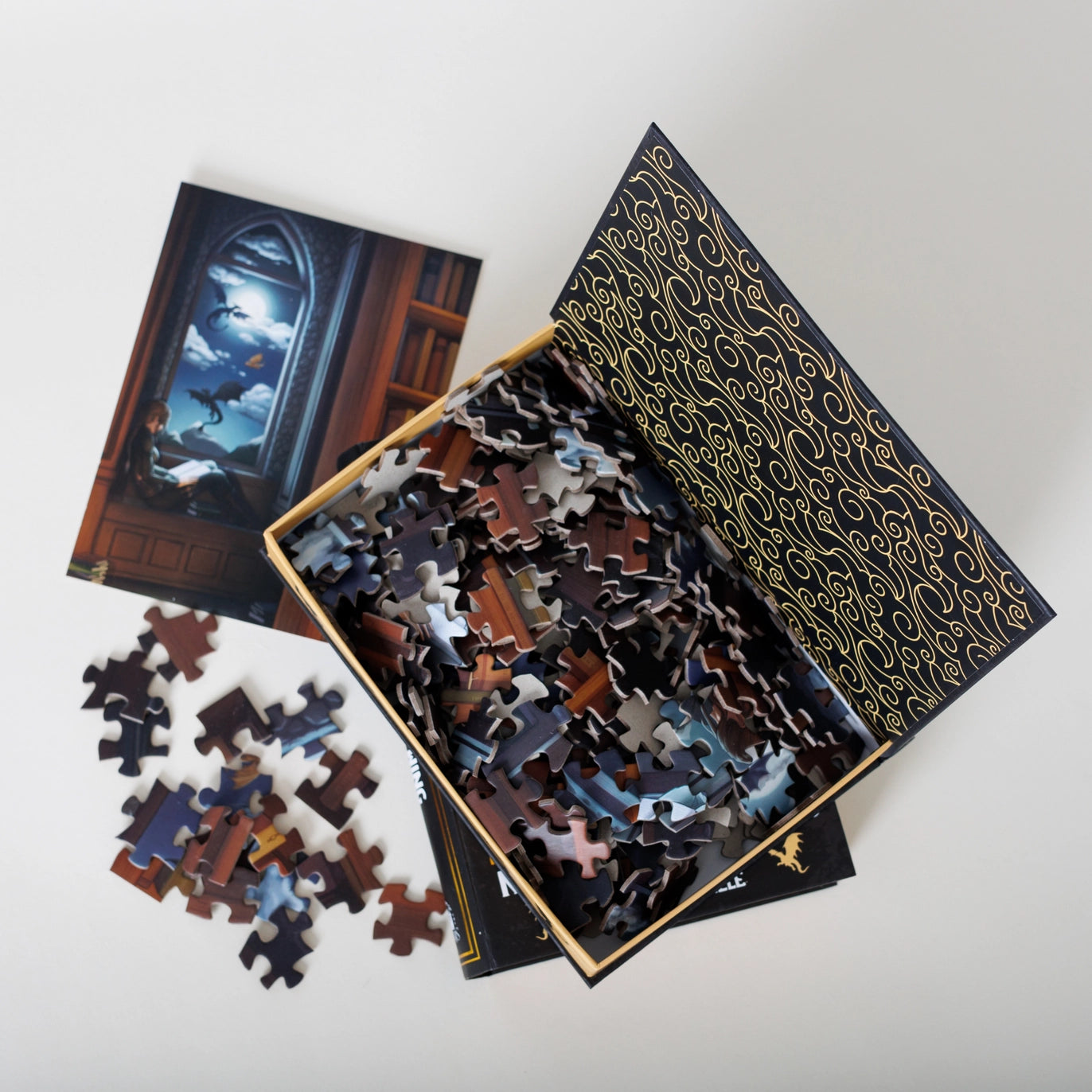"Night in the Archives" Fourth Wing 250-Piece Keepsake Puzzle