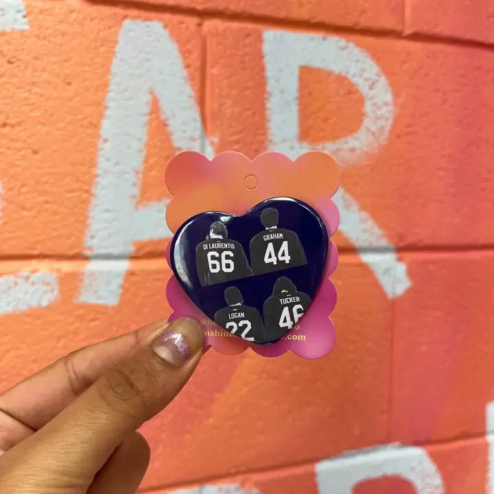 Off Campus Jerseys Button Pin