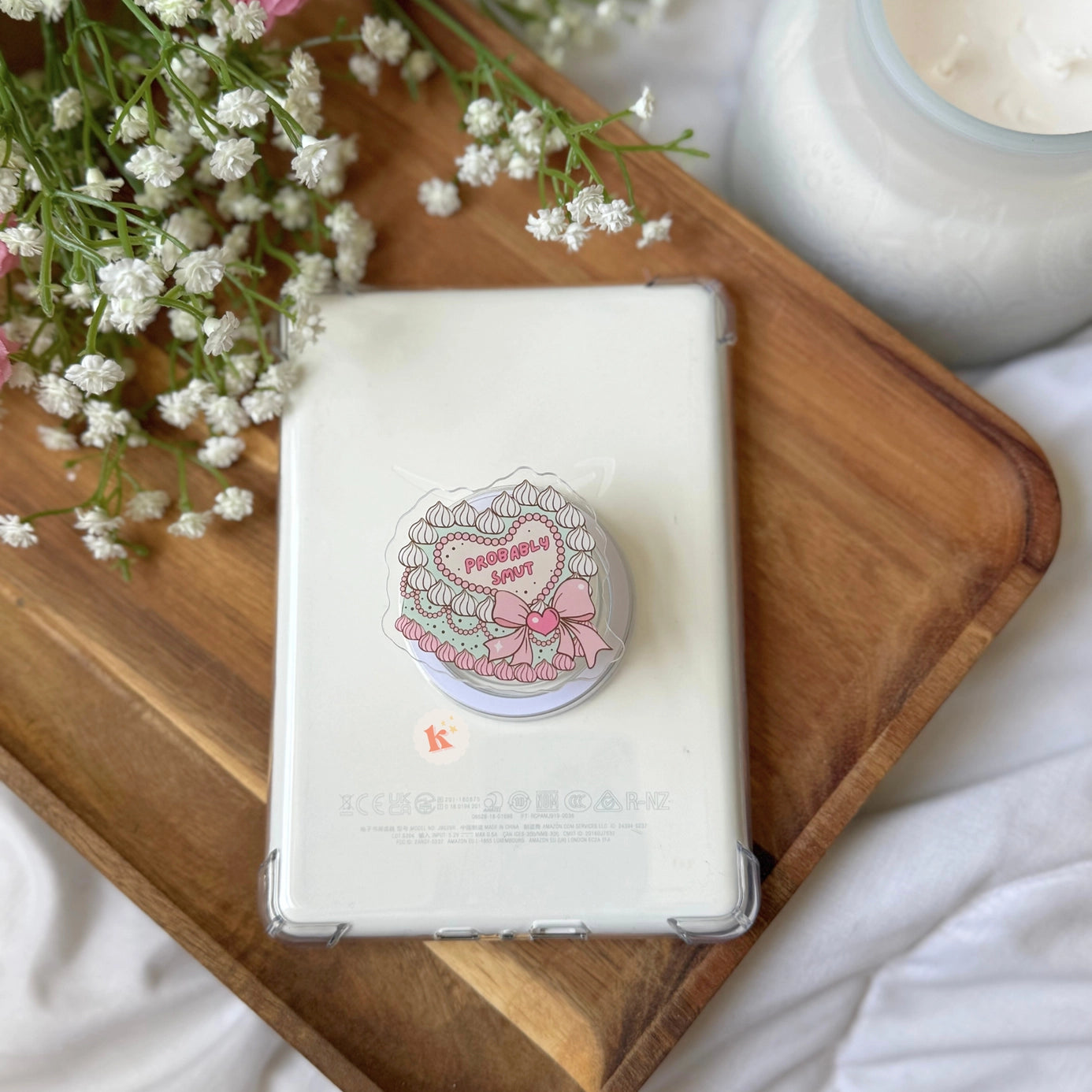 Probably Smut Cake Kindle Grip