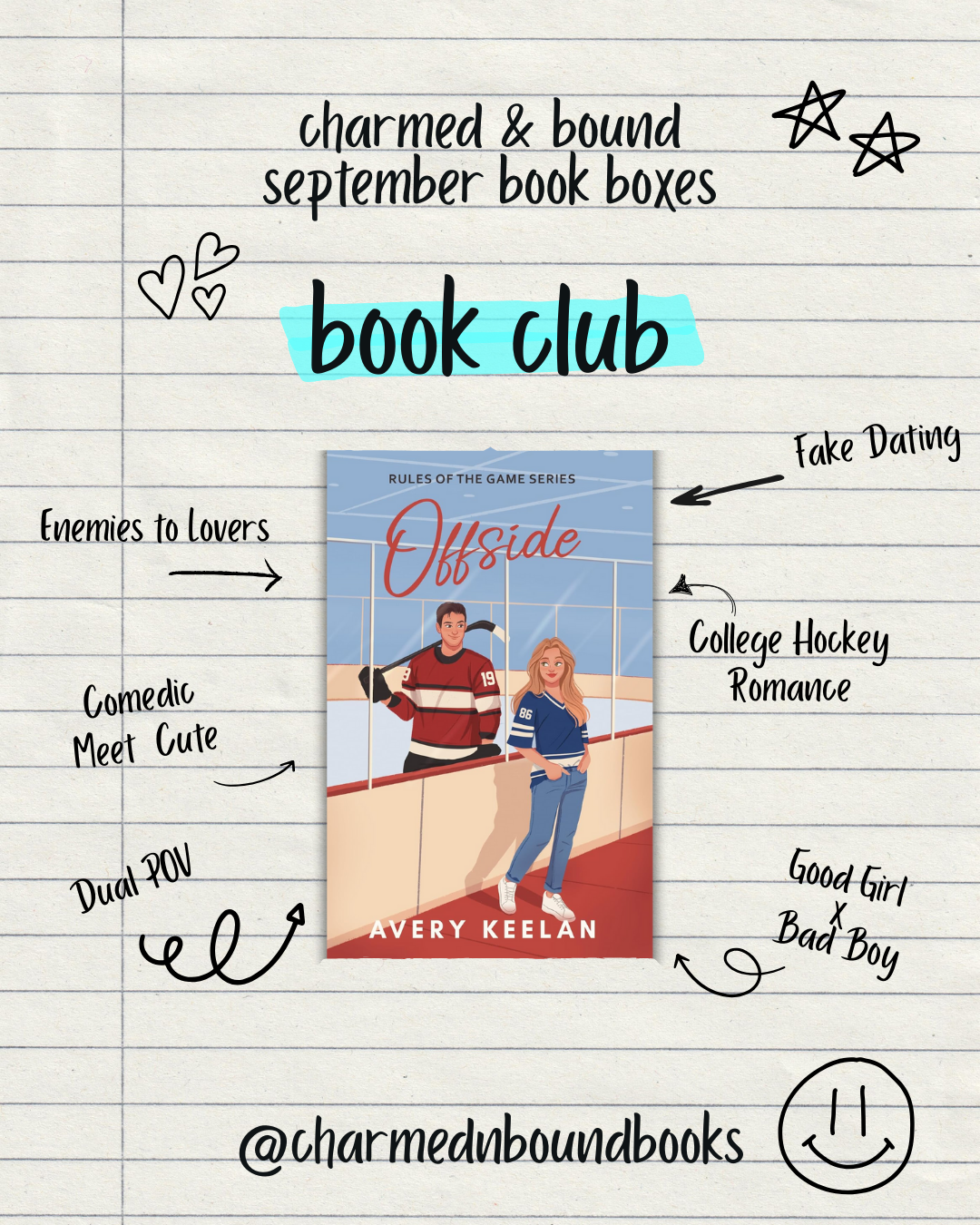 Charmed & Bound's Monthly Book Club Box