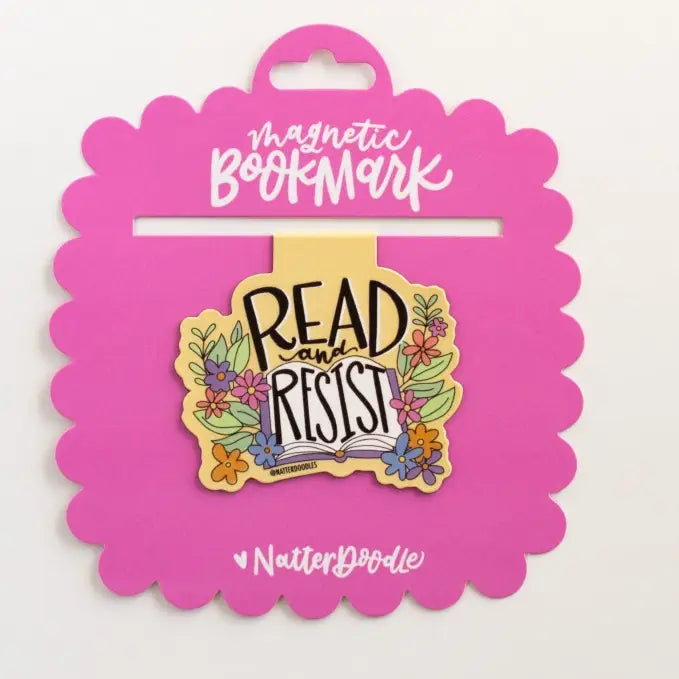 Read and Resist Magnetic Bookmark