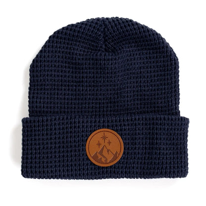 Velaris Leather Patch Beanie