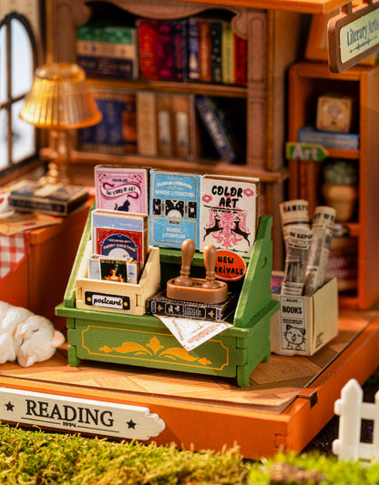 Diy Miniature House Kit: The Muse Bookshop