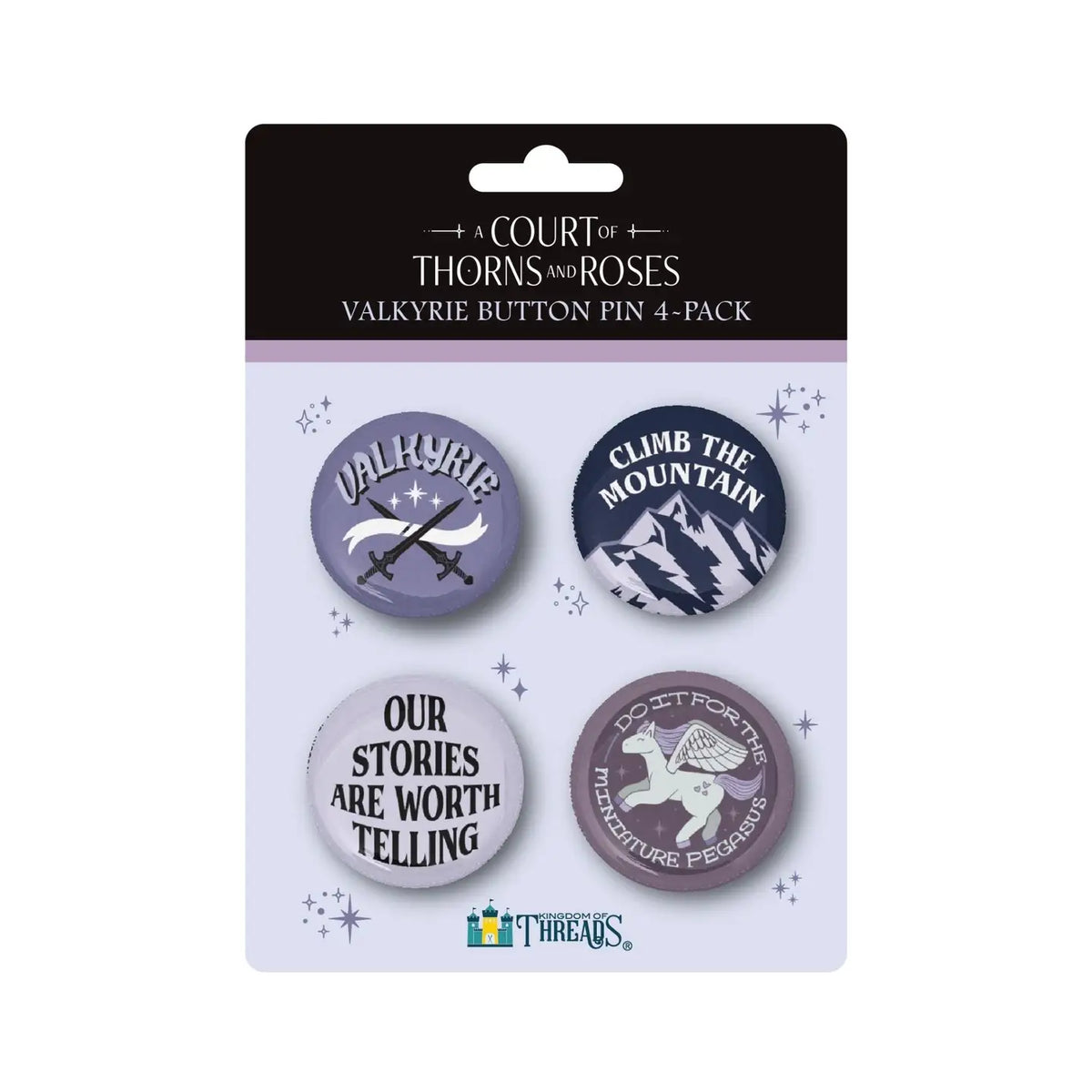 Valkyrie Button Pin Set