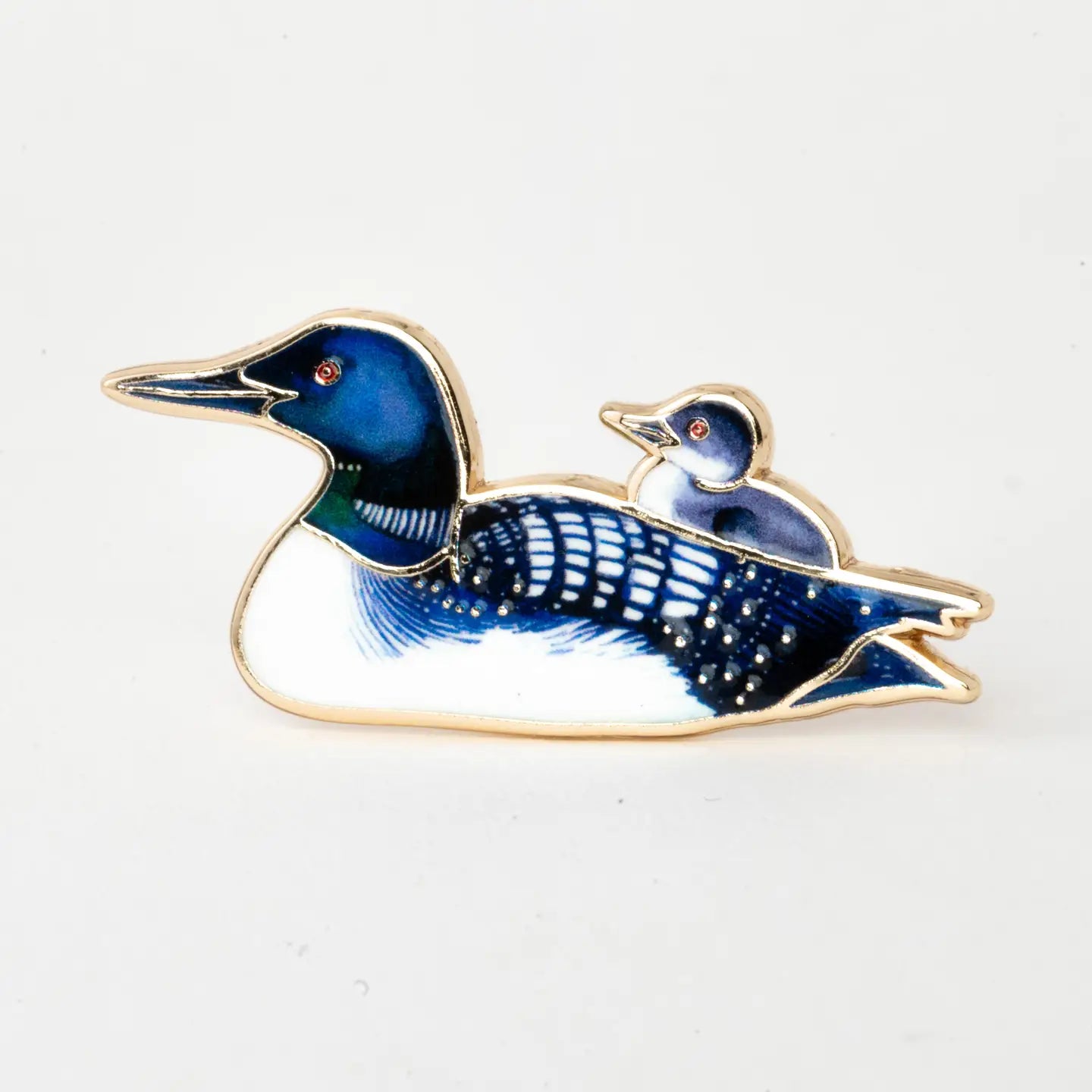 Lake & Loon Enamel Pin