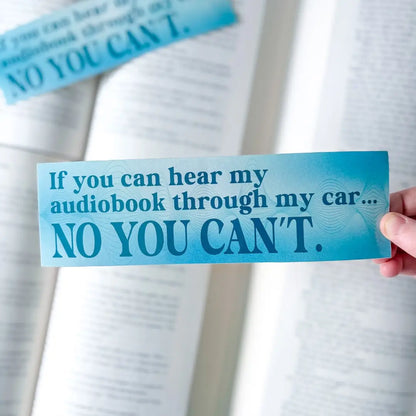 Audiobook Bumper Sticker