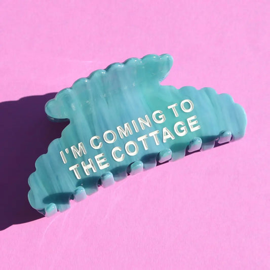 I'm Coming To the Cottage Claw Clip