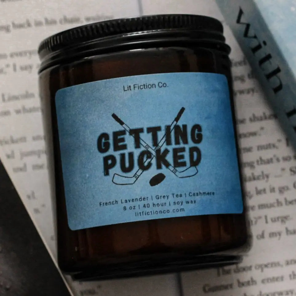 Getting Pucked Candle