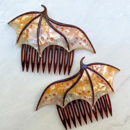 Gold Dragon Wing Comb Set