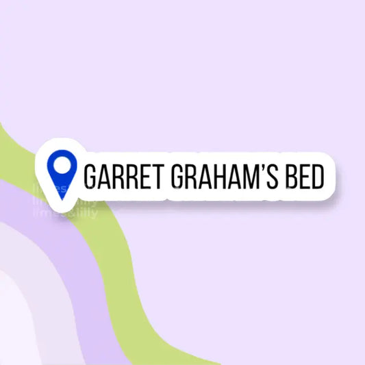 Garrett Graham’s Bed Hockey Romance Vinyl Sticker