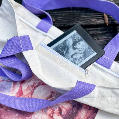 Smutty Books Fine Art Bookish Tote Bag | Literary Totes