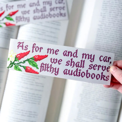Filthy Audiobooks Verse Bumper Sticker