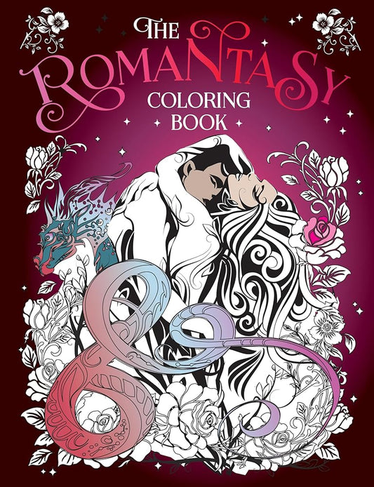 The Romantasy Coloring Book: A Fantastical Journey of Colour and Creativity cover image