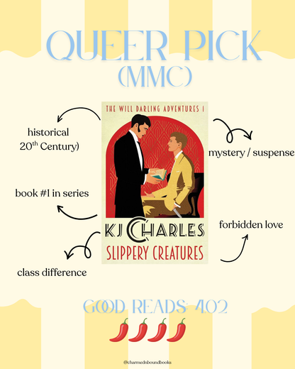 Charmed & Bound's Monthly Queer Romance Book Pick