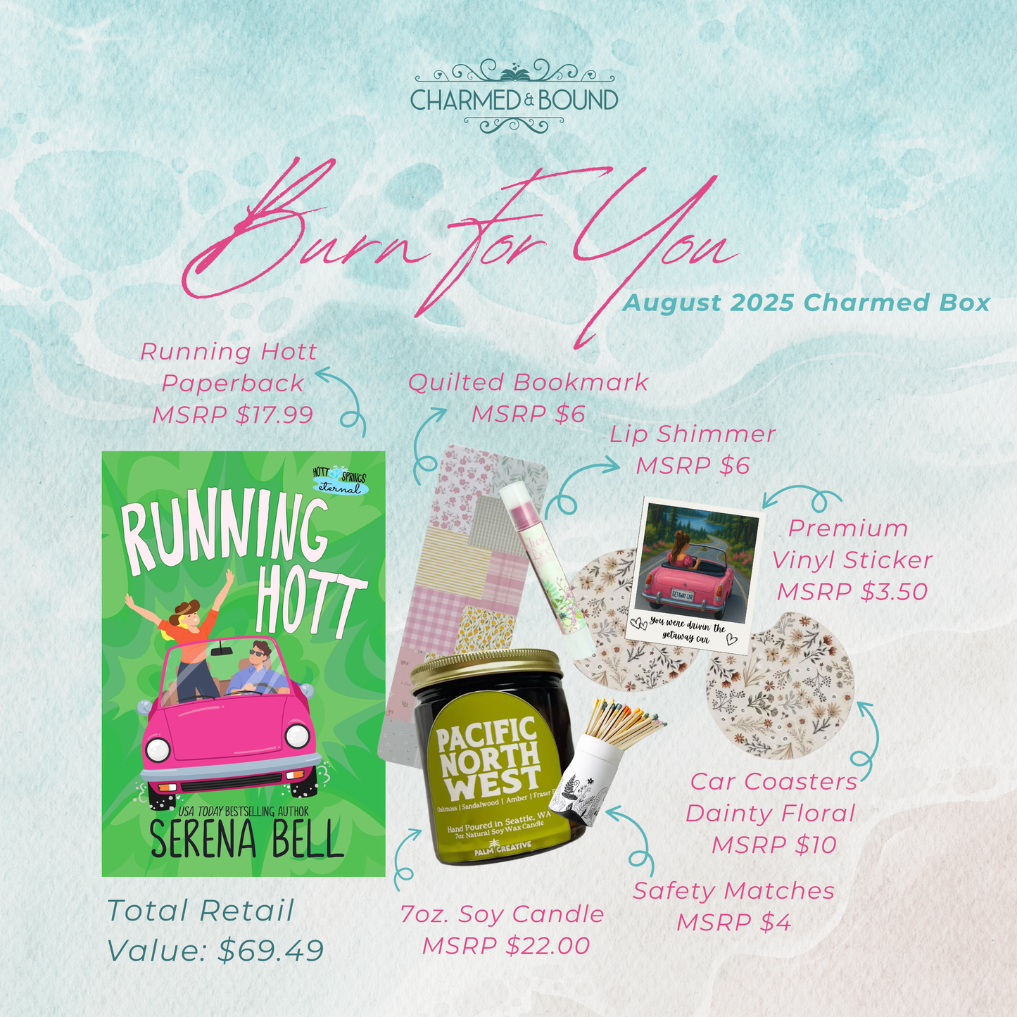 August 2025 Charmed Box - Burn for You