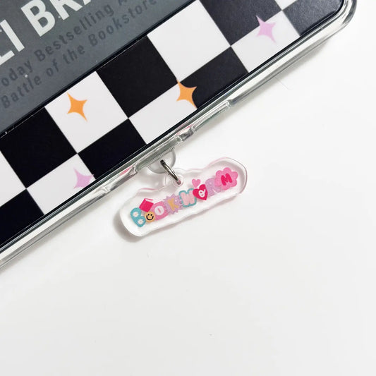 Bookworm E-Reader Charm