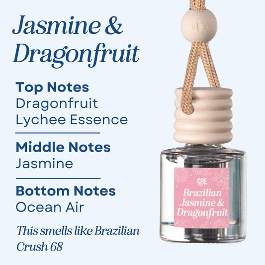 Brazilian Jasmine & Dragonfruit Scented Car Freshener
