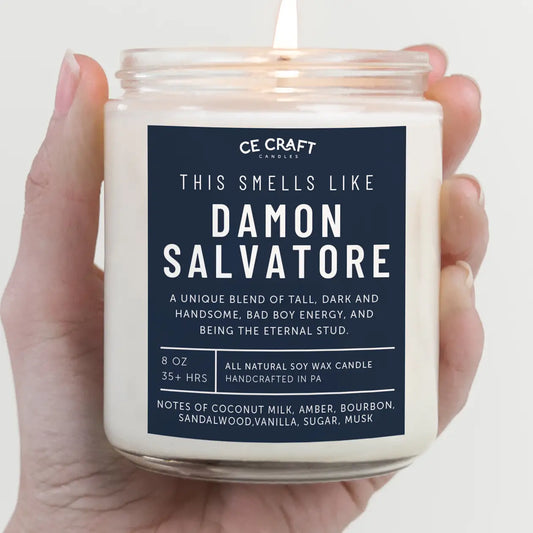 Damon Salvatore 8oz Candle