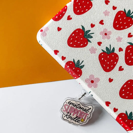 Emotional Support Kindle E-Reader Charm