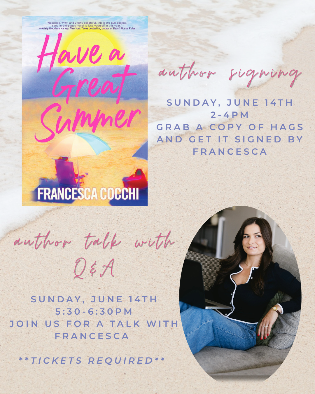 Author Discussion and Q&A with Francesca Cocchi