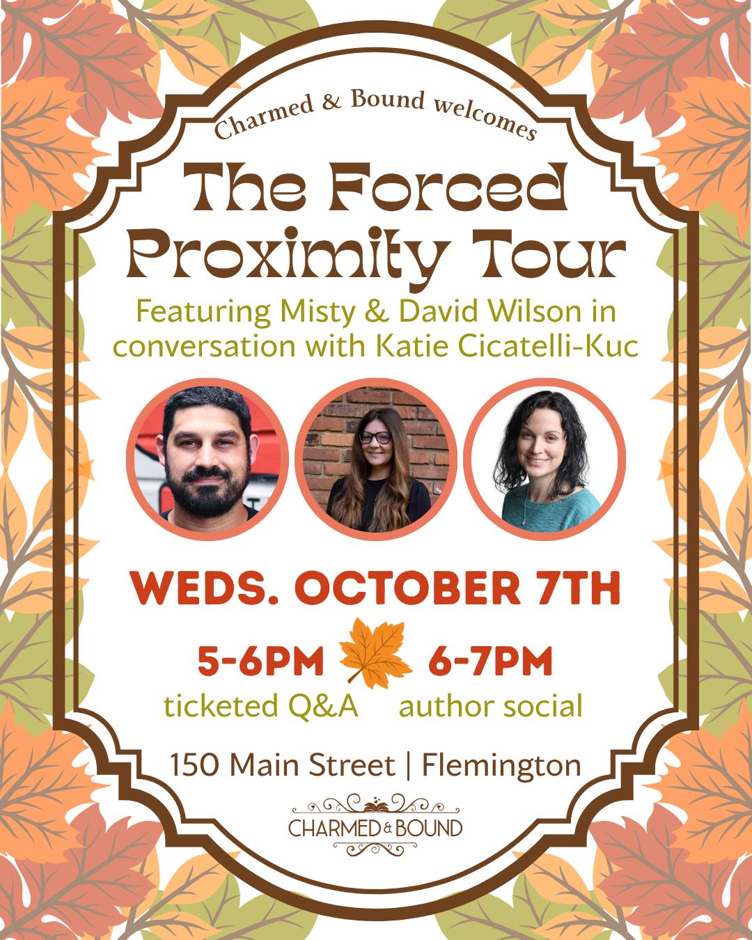 The Forced Proximity Tour: Ticketed Q & A