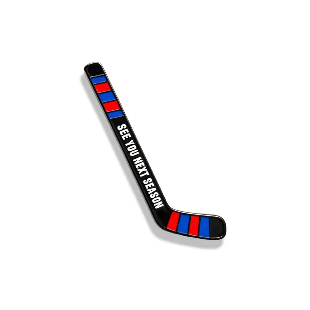 Heated Rivalry "See You Next Season" Hockey Stick Enamel Pins